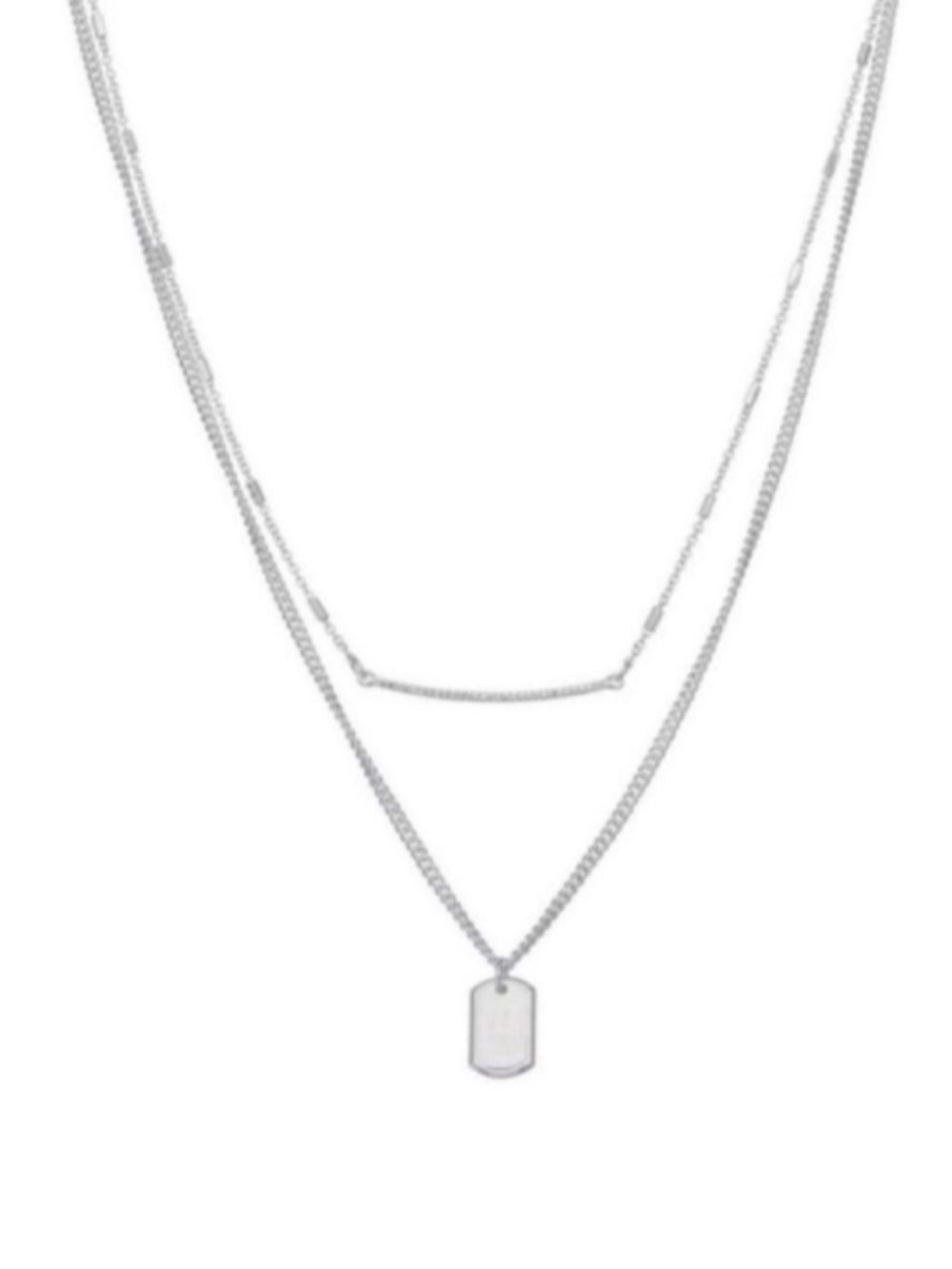 Dog Tag Layer Necklace